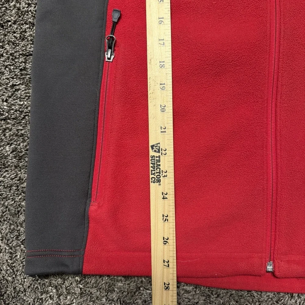 Mountain Hardwear‎ Jacket Mens L Red Dual Fleece Full Zip Sherpa Lined Outdoor